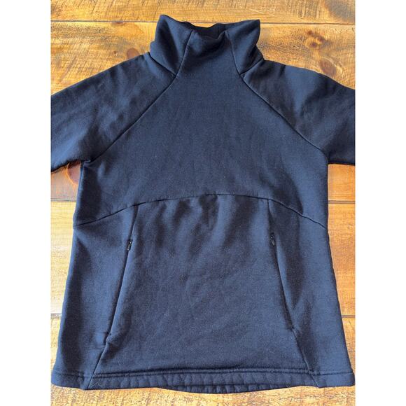 Athleta Womens Altitude Polartec Funnel Neck Black Pullover Sweatshirt XS - Picture 4 of 11